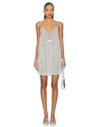 Kate Barton - Peyton Cowl Neck Mini Dress - Lyst