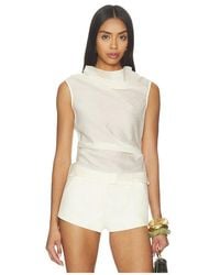 ALIGNE - Transparente Bluse Dana - Lyst