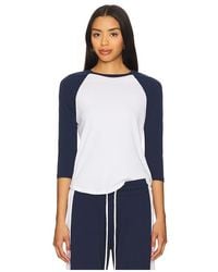 Michael Lauren - Katya Raglan 3/4 Sleeve Tee - Lyst