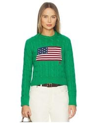 Polo Ralph Lauren - Cotton Crewneck Pullover Sweater - Lyst