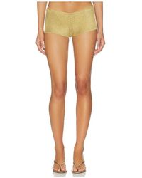 GUIZIO - Relaxed Metallic Short - Lyst