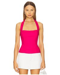 Bardot - Raya Linen Halter Top - Lyst