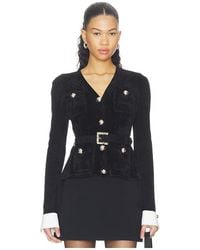 Self-Portrait - Chenille Knit Top - Lyst