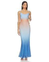 MINKPINK - Solstice Ombre Mesh Maxi Dress - Lyst