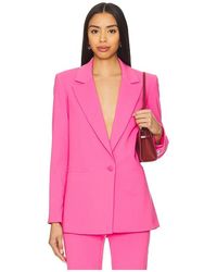 Alice + Olivia - Denny Notch Collar Boyfriend Blazer - Lyst