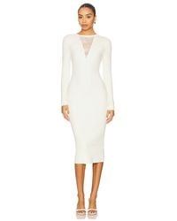 Fleur du Mal - Quinn Midi Dress - Lyst