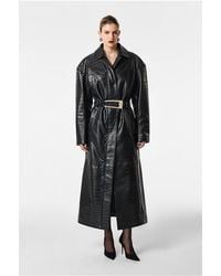 REVOLVE LOS ANGELES - Nikita Leather Coat - Lyst