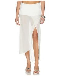BY.DYLN - Marilyn Sheer Skirt - Lyst