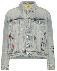 DIET STARTS MONDAY - Doodle Trucker Jacket - Lyst
