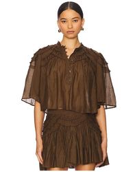 Isabel Marant - Top Carmen En Color Chocolate Talla (También En 38/6, 40/8, 44/12) - Lyst