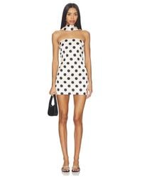 more to come natalie strapless mini dress Natalie Strapless Mini Dress in Cobalt Floral More to Come