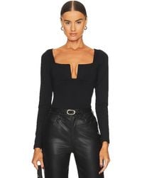 Susana Monaco - Square Wire Top En Color Negro Talla (También En S, Xs) - Lyst
