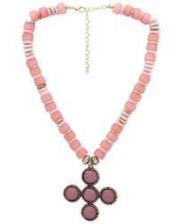 8 Other Reasons - Cross Statement Necklace - Lyst