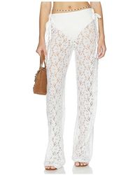 KETTEL ATELIER - Strappy Lace Trousers - Lyst