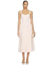 MAJORELLE - Evan Midi Dress - Lyst