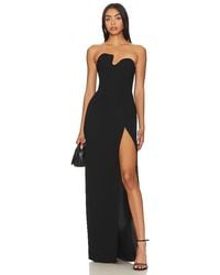Amanda Uprichard - X Revolve Strapless Puzzle Gown - Lyst