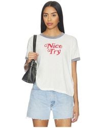 Daydreamer - Rundhalsshirt Nice Try Burnout - Lyst