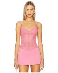 Fleur du Mal - Le Stretch レースボディスーツ - Lyst