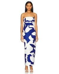 MILLY - Orion Camellia Floral Jacquard Dress - Lyst