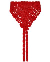 Ganni - Crochet Head Scarf - Lyst