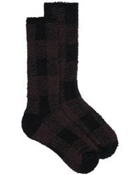 Barefoot Dreams - Cozychic Buffalo Plaid Socks - Lyst