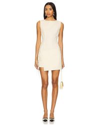 Lioness - Mini Vestido Envolvente Ballerina En Color Crema Talla En - Lyst