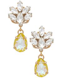 Anton Heunis - BOUCLES D'OREILLES OMEGA CLASP CRYSTAL CLUSTER - Lyst