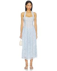 intermix midi dress Jovana One-Shoulder Knit Midi Dress