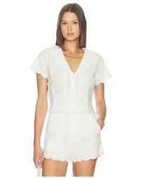 Show Me Your Mumu - Lyla Top En Eyelet Embroidery En Color Blanco Talla (También En S, Xs, M, Xl) - Lyst