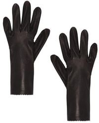 Manokhi - Short Leather Gloves - Lyst