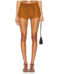 Lovers + Friends - Noella Faux Suede Short - Lyst