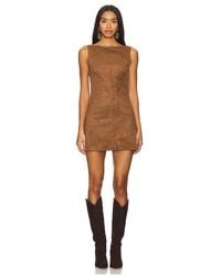 Tularosa - Mimi Faux Suede Dress - Lyst