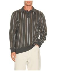 Far Afield - Benny Knitted Polo - Lyst