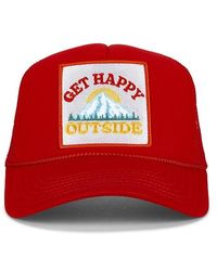 Friday Feelin - Get Happy Outside Trucker Hat - Lyst