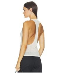 EB DENIM - Valley Sheer Racer Tank Top - Lyst