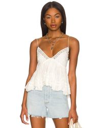 Free People Carrie トップ - ホワイト