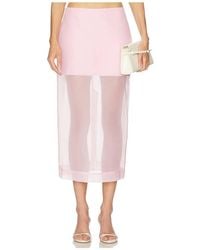 Camila Coelho - Romy Midi Skirt - Lyst
