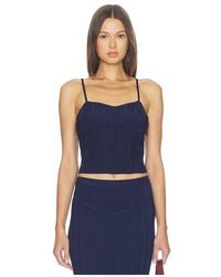 Fleur du Mal - Rib Darted Cami Top - Lyst