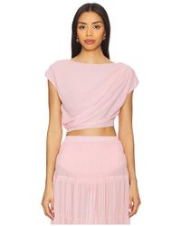 Camila Coelho - Yara Crop Top En Color Rosado Talla (También En M, S, Xl, Xs, Xxs) - Lyst