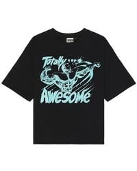 Y,IWO - Totally Awesome Crop Tee - Lyst