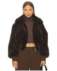 Ronny Kobo - Clemence Faux Fur Jacket - Lyst