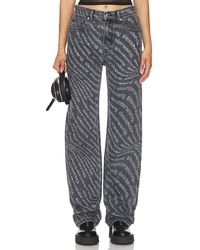 Alexander Wang - Ez Mid Rise Relaxed Straight - Lyst