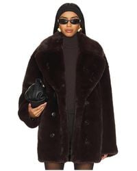 Lovers + Friends - Wainscott Faux Fur Jacket - Lyst