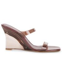 Stuart Weitzman - Vinnie Lucite Slide 100 Sandal - Lyst