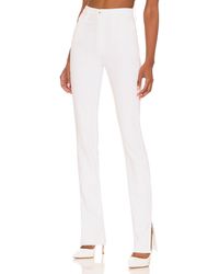 FAVORITE DAUGHTER Cotton Valentina Super High Rise Tower Jean in Black | Lyst