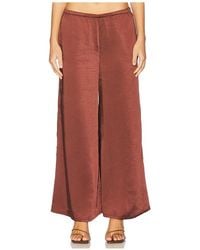 Simon Miller - Nella Satin Wide Leg Pant - Lyst