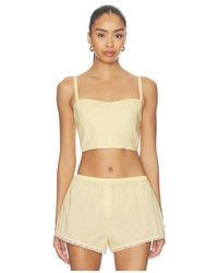 GOOD AMERICAN - Poplin Buster Cami Top - Lyst