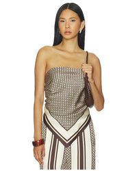 Shona Joy - Tyler Silk Scarf Top - Lyst