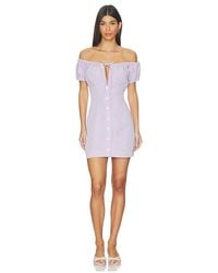 Matthew Bruch - Vestido Mini Con Lazo De Burbujas En Color Lavanda Talla (También En 2, 4, 6, 8) - Lyst