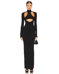 LAQUAN SMITH - Cutout Turtleneck Gown - Lyst